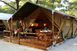 Safari glam tents